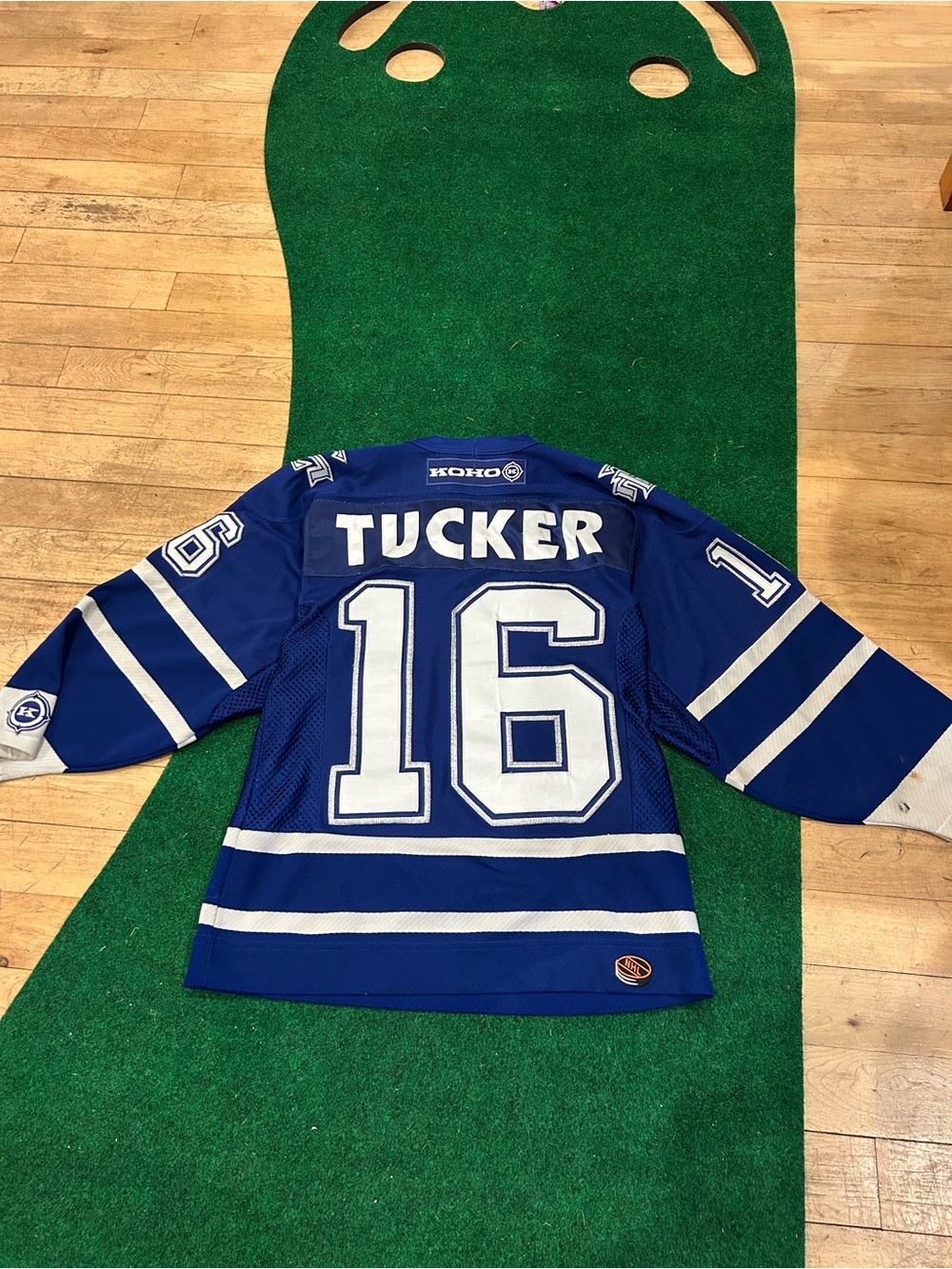 Darcy Tucker #16 Blue Hockey Jersey